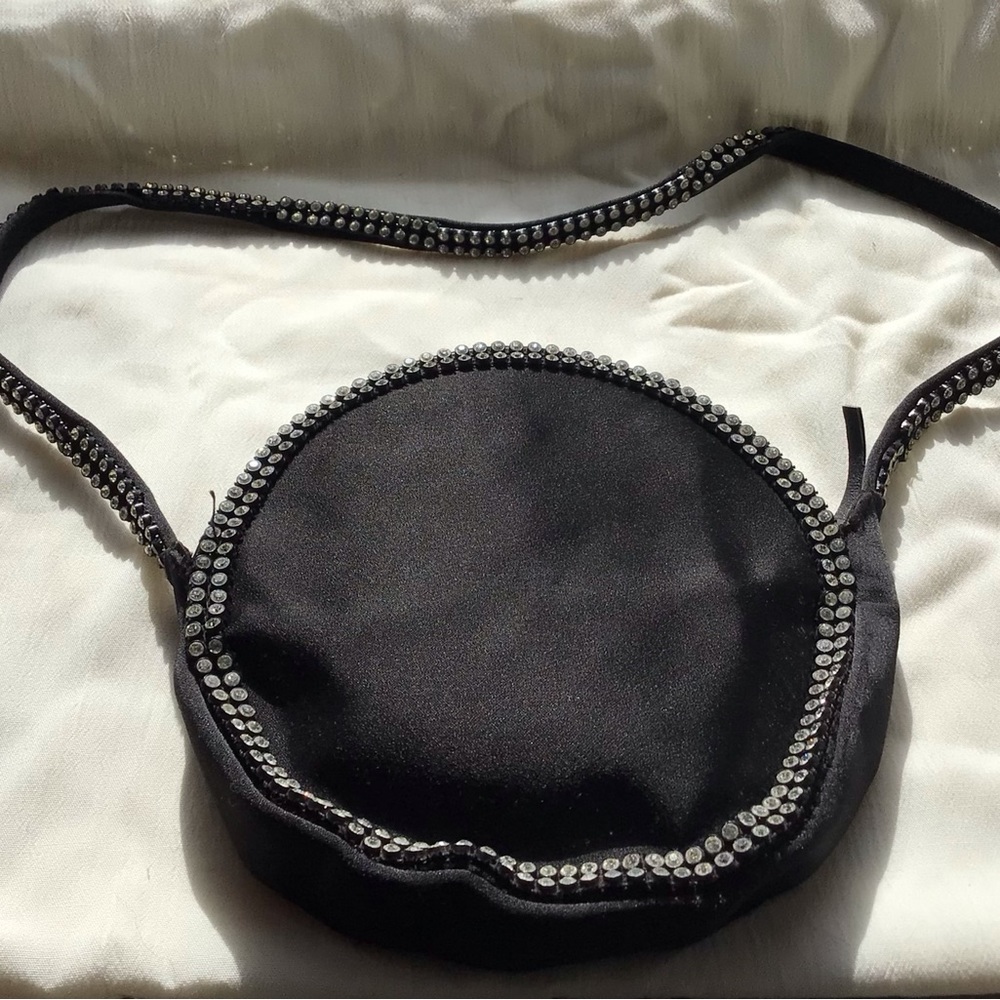 Vintage Walborg Disco Dancing Evening Bag Satin and Sparkle.